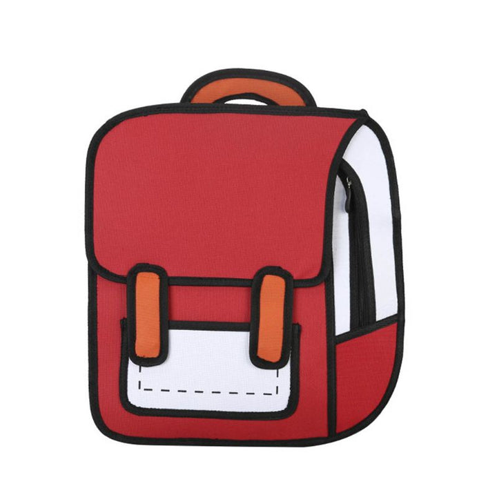 BowLift | Creative 2D Unisex Cartoon Backpack
