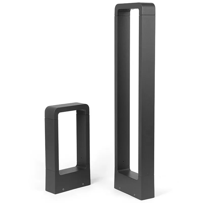 BowLift | 15W LED garden light: aluminum post lamp for outdoor courtyard, villa landscape lighting