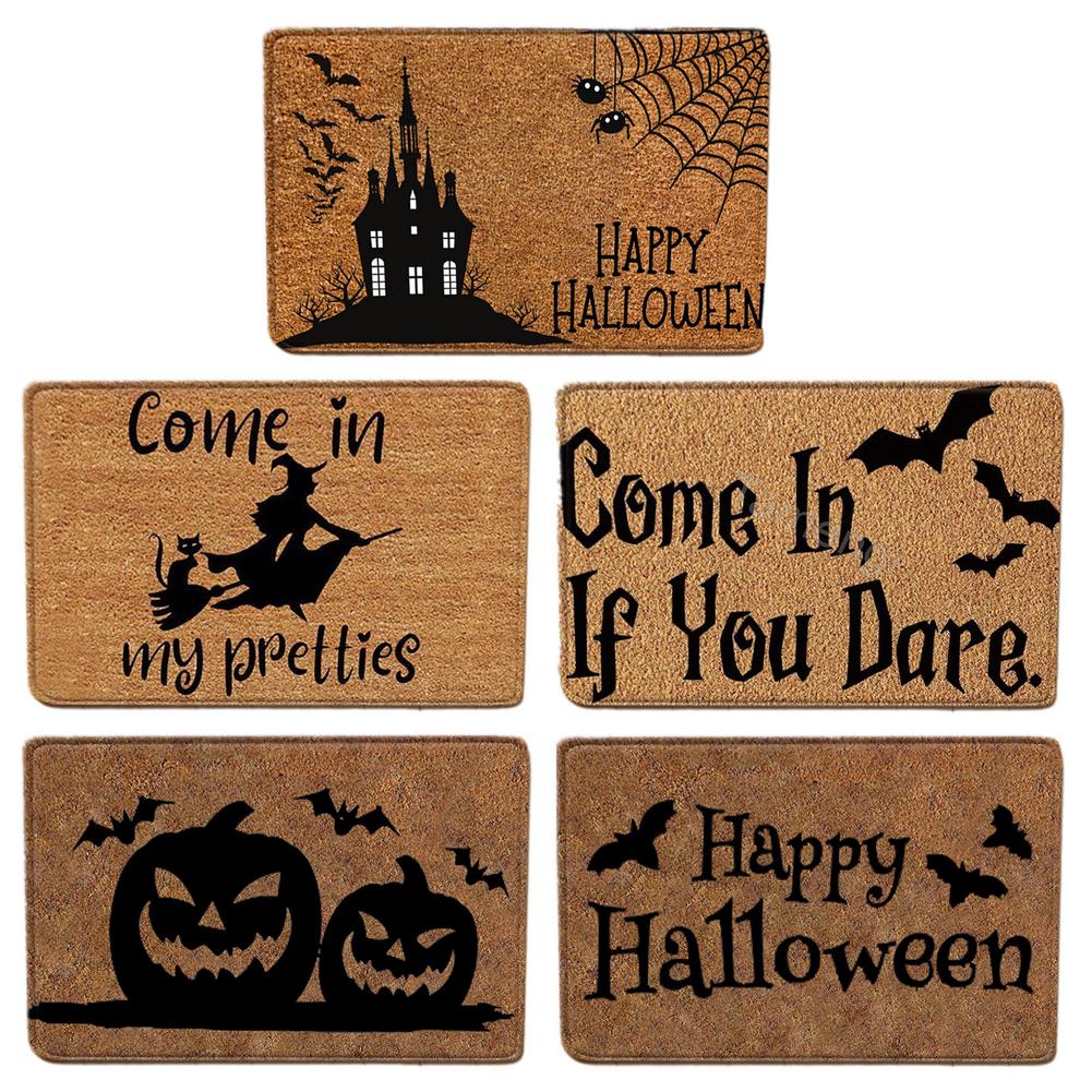 Scary Halloween Decorative Door Mats | Bowlift