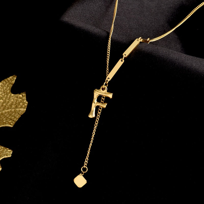 BowLift | Charming Initials Letter Necklace
