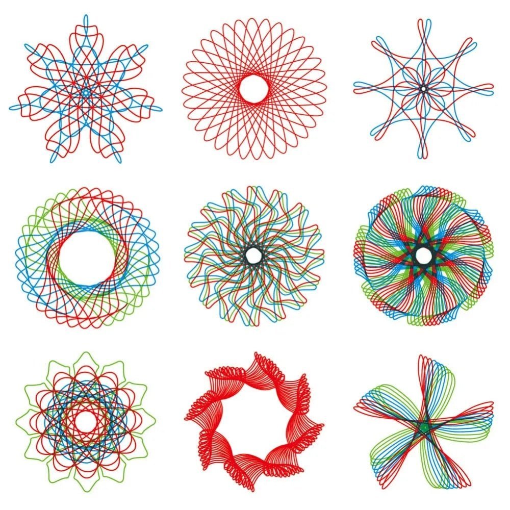BowLift | Spirograph Drawing Set - Artistic Precision - Dazzling Creations !