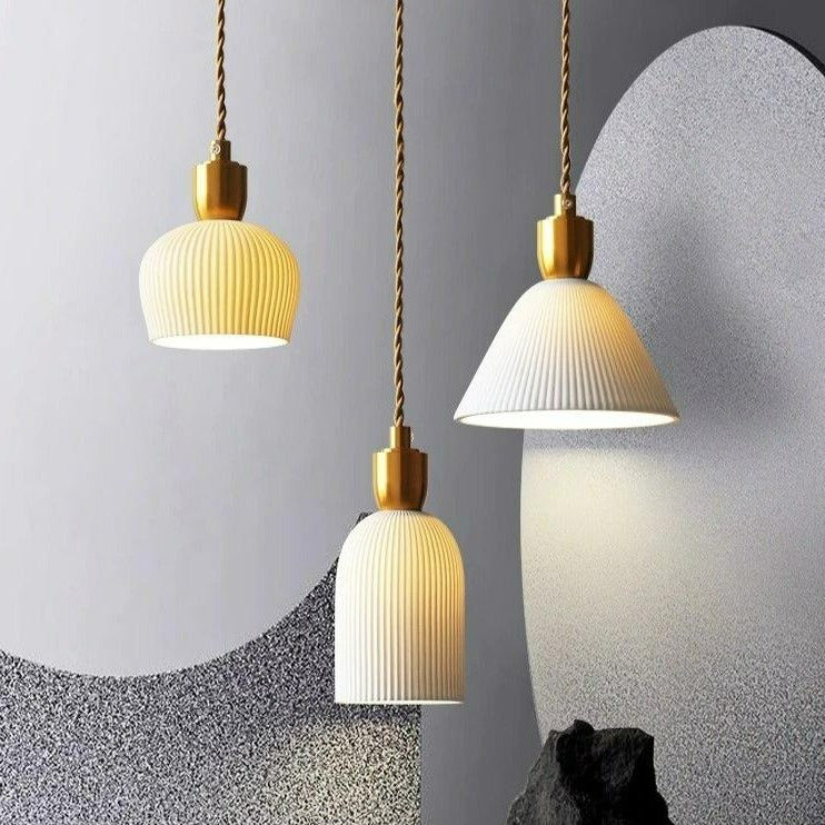 Modern Nordic Ceramic Pendant Lamps | Bowlift