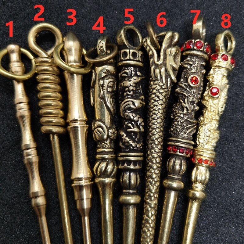 Retro Radiance Brass Mini Tool Vintage Keychain | Bowlift