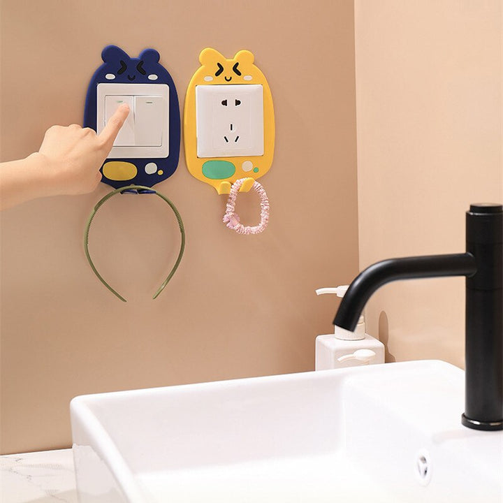 3D Luminous Cartoon Hook Outlet Sticker | Bowlift
