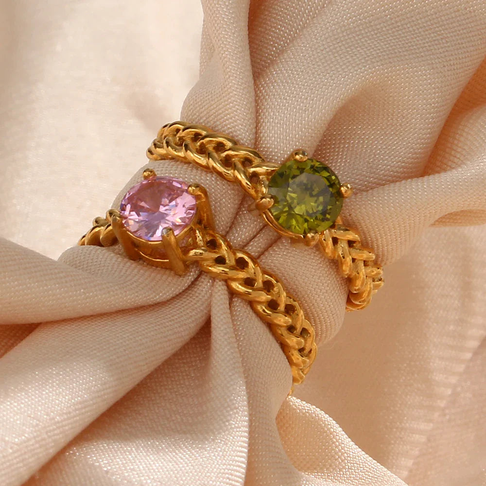BowLift | Classy Woven Band Diamond Ring