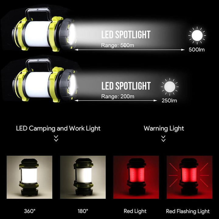 BowLift | Rechargeable Camping Lantern - Rechargeable Outdoor Lights