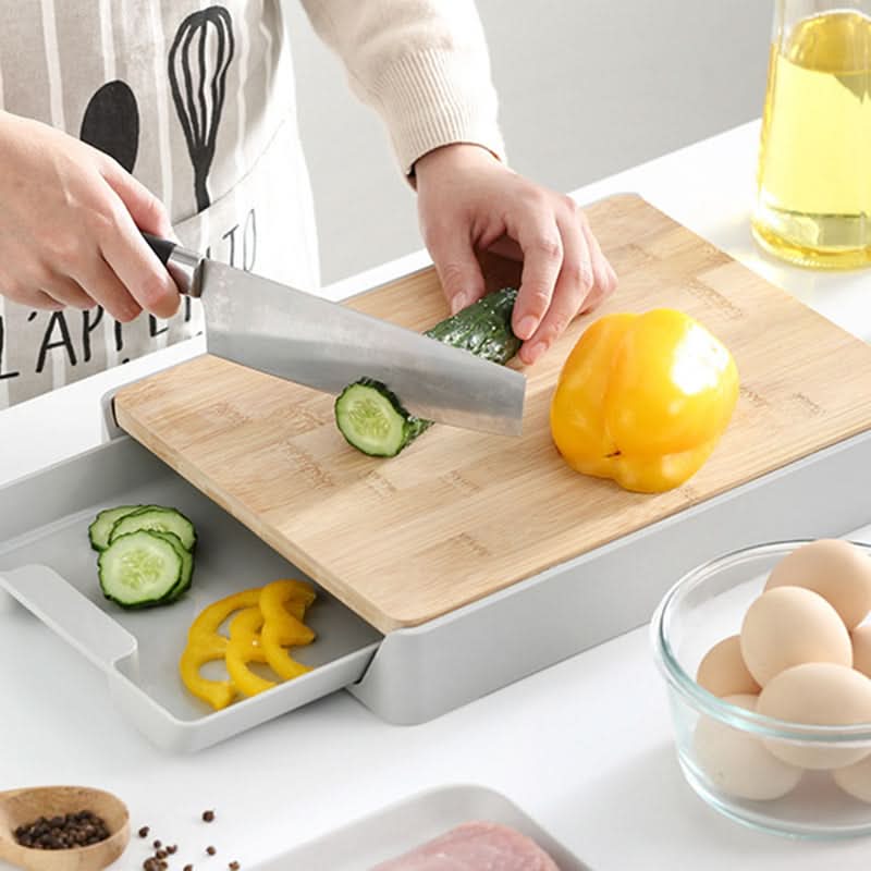 BowLift | SliceTray – Multifunctional storage tray for cutting boards