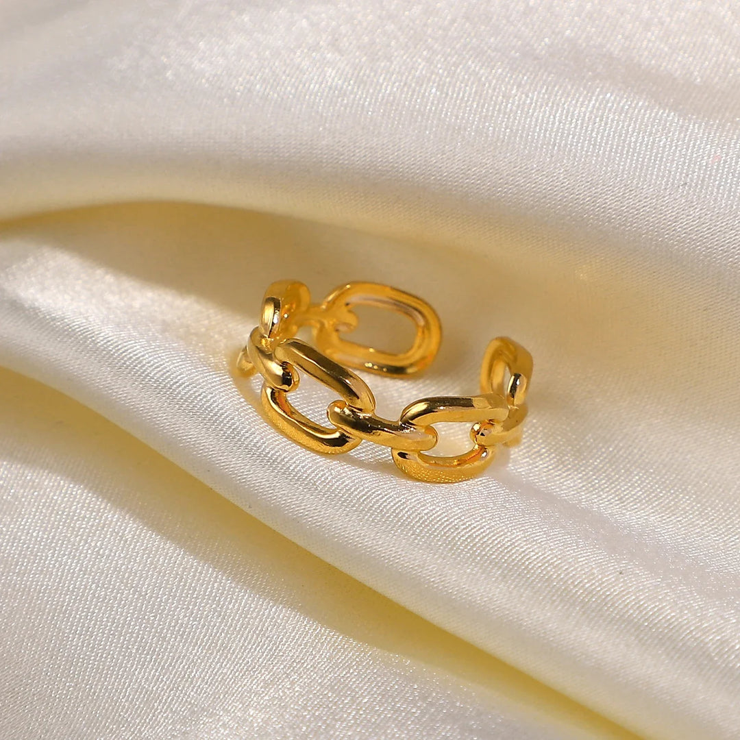 BowLift | 18k Adjustable Elegant Chain Linked Ring