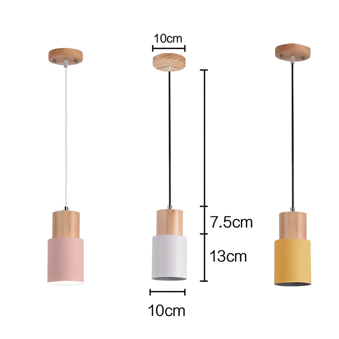 BowLift | Jaziel - Round Wood Nordic Hanging Pendant Lamp