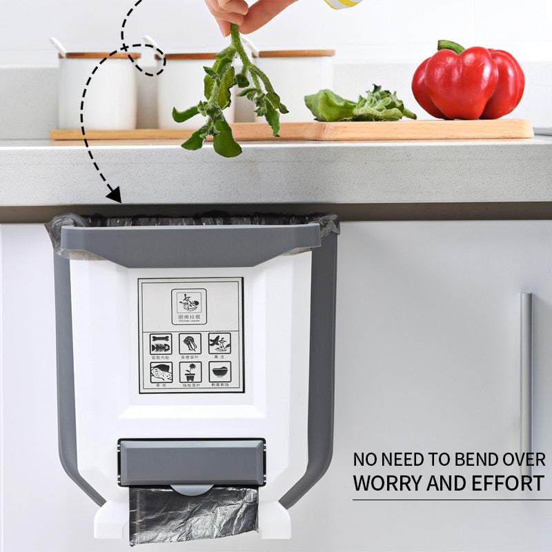 BowLift | Folding Trash Can