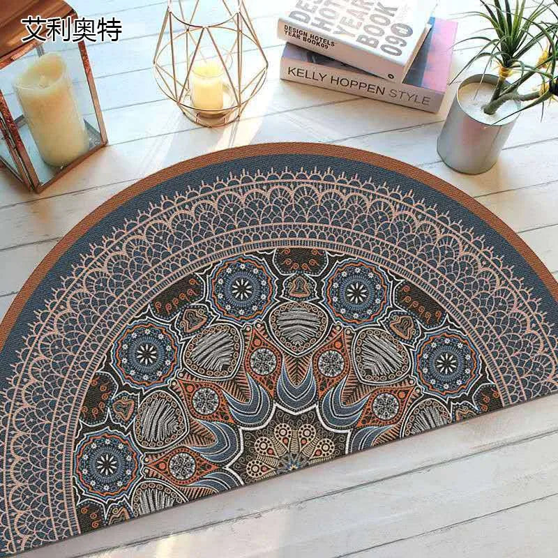 BowLift | Bohemian non-slip semicircular doormat