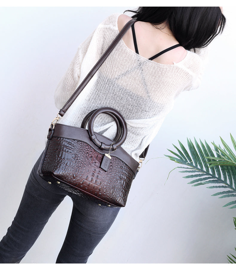 BowLift | Leather Crocodile Bag – with handcrafted details