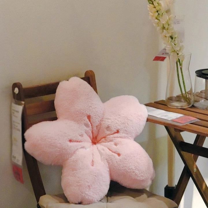 Colorful Cherry Flower Seat Cushion Pillow | Bowlift