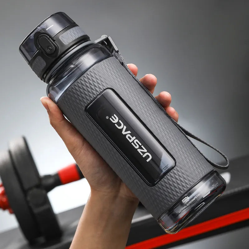 BowLift | UZSPACE Sport Water Bottles, BPA-free, portable, impact-resistant, leak-proof, large capacity, fitness water kettle, Tritan plastic drinking bottle
