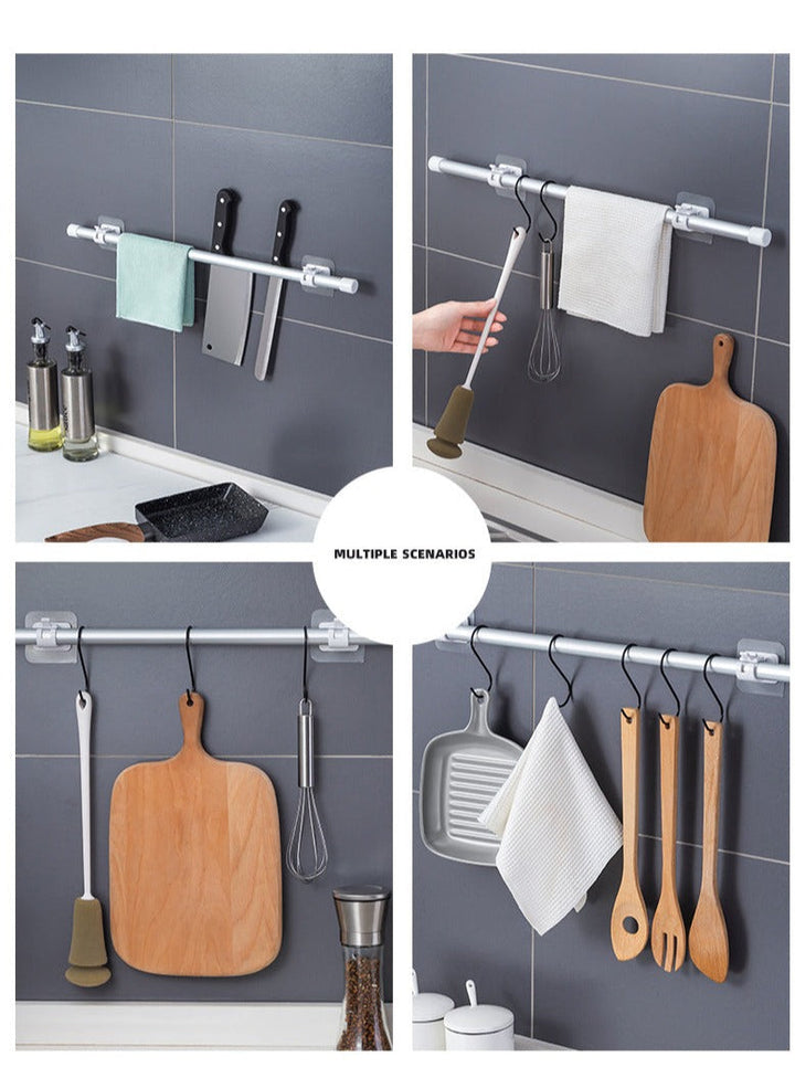 Self Adhesive Curtain Rod Holder | Bowlift