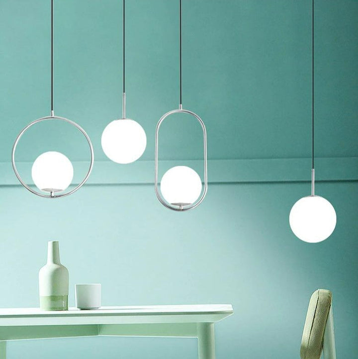 Nordic Glass Pendant Lamps | Bowlift