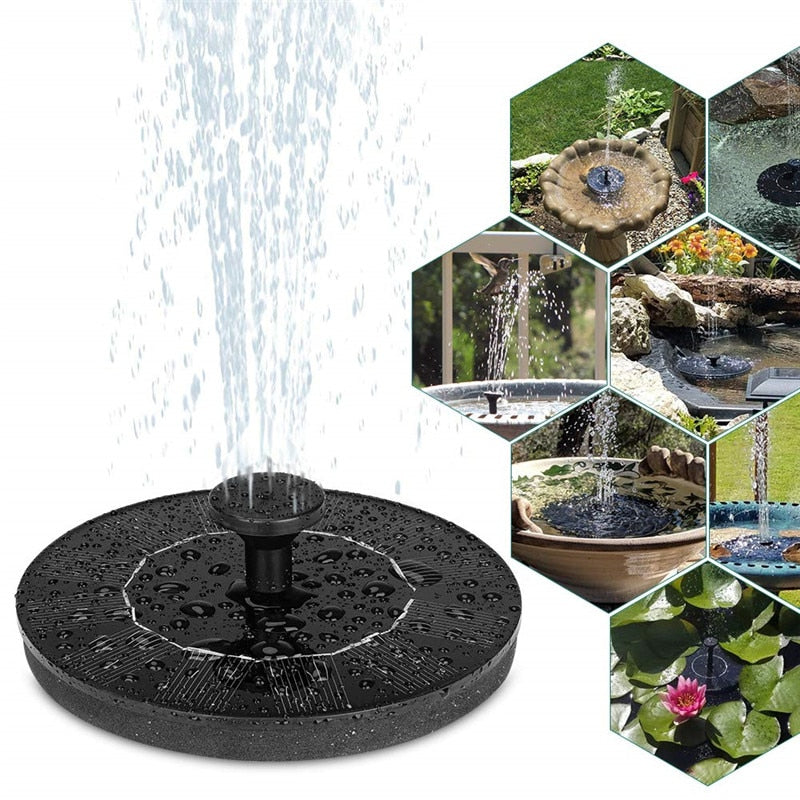 ZenFlow Fountain - Sustainable Solar Energy Garden Accessory Bowlift