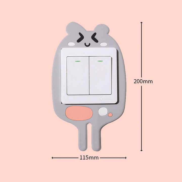 3D Luminous Cartoon Hook Outlet Sticker | Bowlift