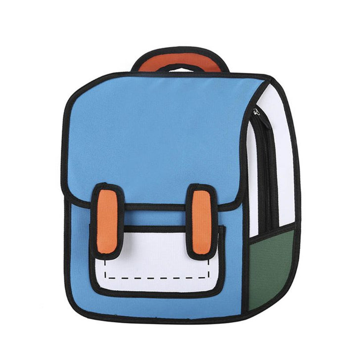 BowLift | Creative 2D Unisex Cartoon Backpack