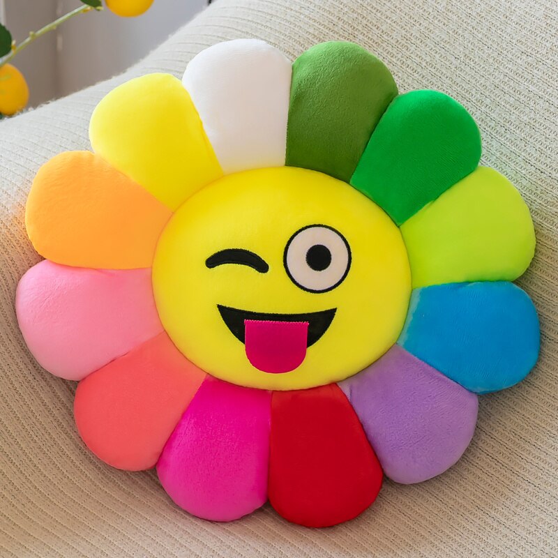 BowLift | Colorful Sunflower Plush Comfort Seat Cushion