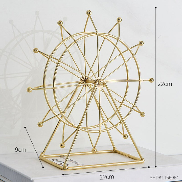 Modern Metal Rotating Home Office Decor | Bowlift