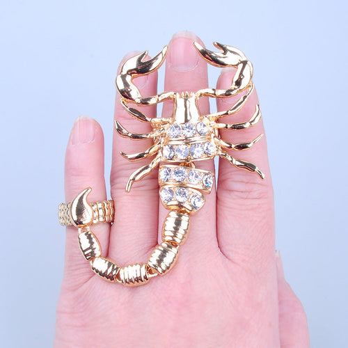 BowLift | Scorpion Punk Crystal Ring