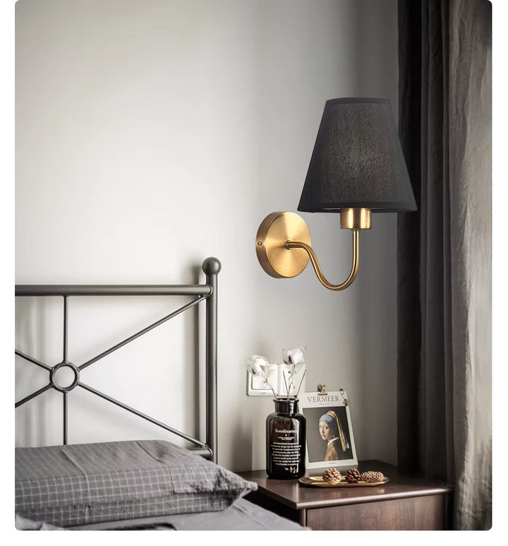 BowLift | RusticGlow - Wandlamp van Stof in Amerikaanse Stijl