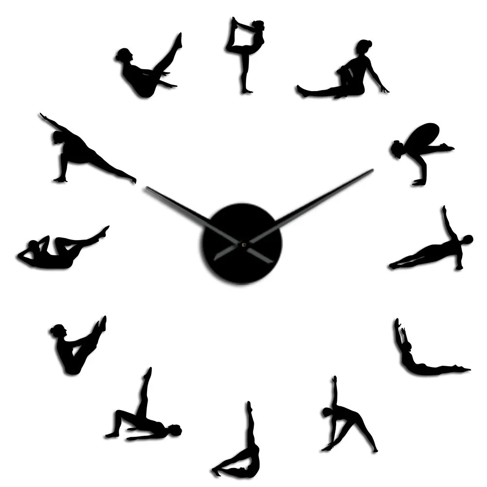 BowLift | Pilates Poses DIY Wall Clock