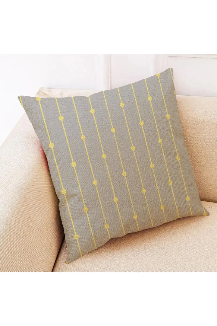 gray geometric pillowcase | Bowlift