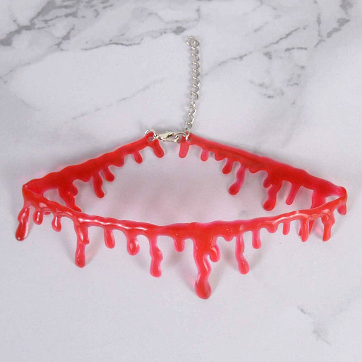 BowLift | Fake Blood Drip Halloween Necklaces