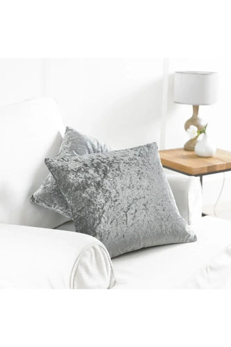 gray velvet pillowcase | Bowlift