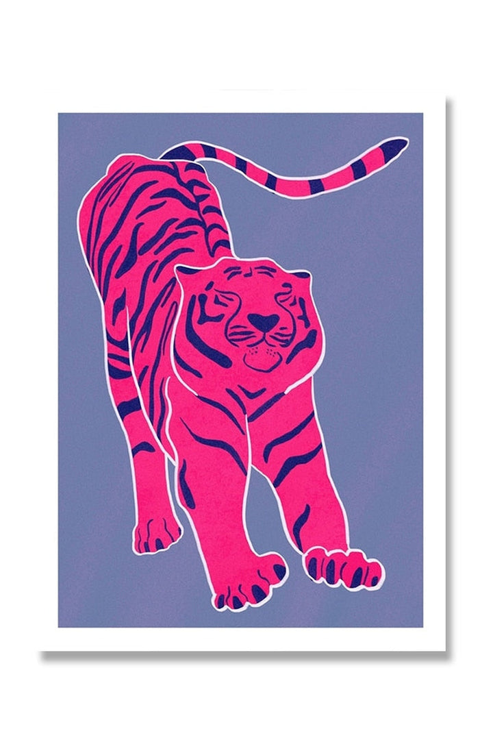 Tiger Art Canvas Poster | Bowlift
