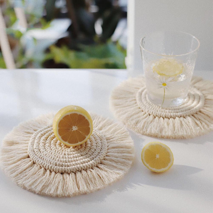 BowLift | Nordic Macrame Cup Cloth Coaster