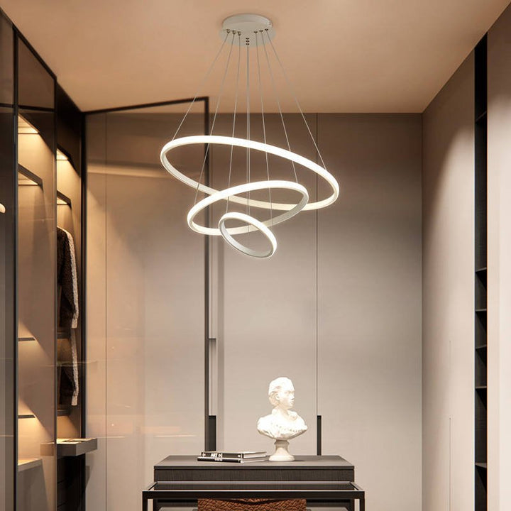 Stylish spiral ceiling lamp Bowlift