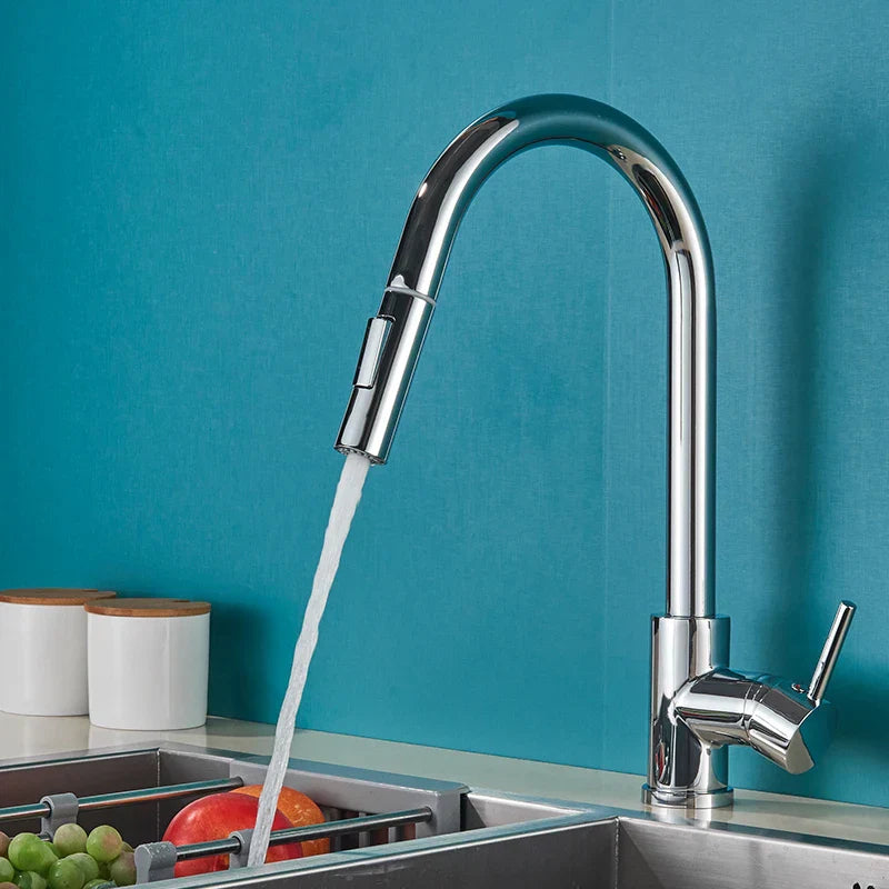 BowLift | Practical and Elegant Kitchen Faucet with Pull-Out Function