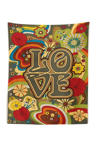 and Flower Art Tapestry | Bowlift