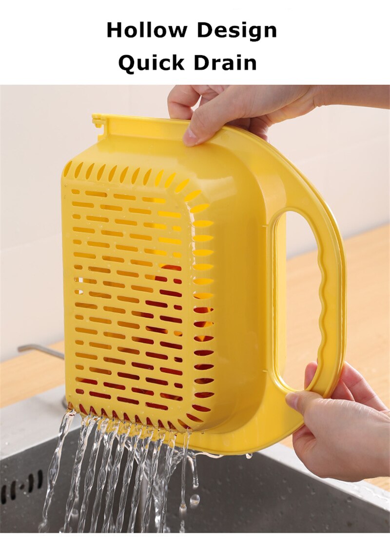 BowLift | Collapsible Fruit Vegetable Drain Basket