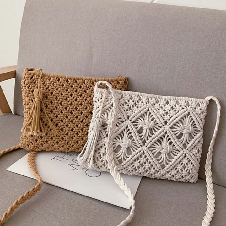 BowLift | Woven Shoulder Bag for Women – Summer Boho Style