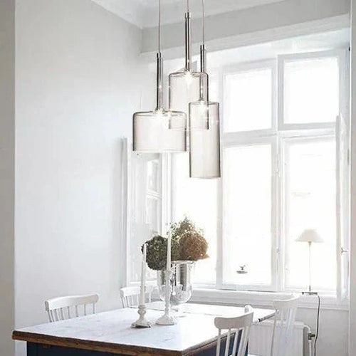 BowLift | Pendant lamp for the dining table made of glass