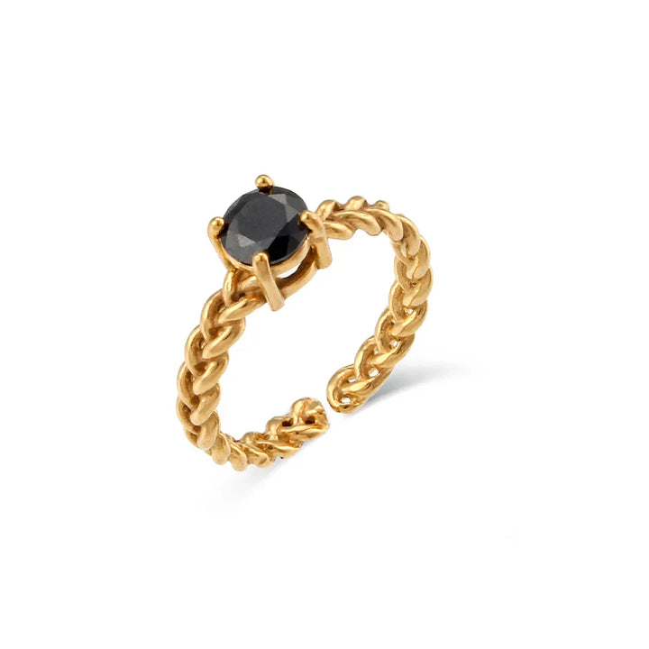 BowLift | Classy Woven Band Diamond Ring