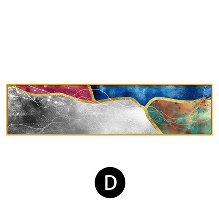 Modern Colors Dark Abstract Wall Art Fine Art Canvas Prints Wide Format Pictures For Above The Sofa Pictures For Above The Bed | Bowlift