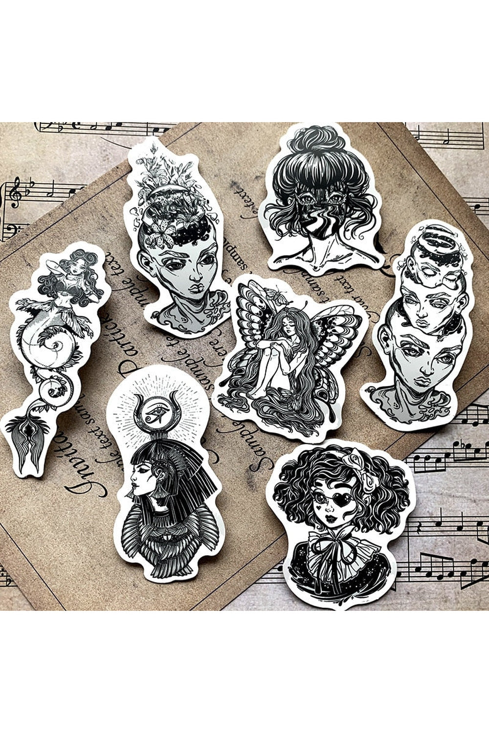 themed cartoon stickers | Bowlift