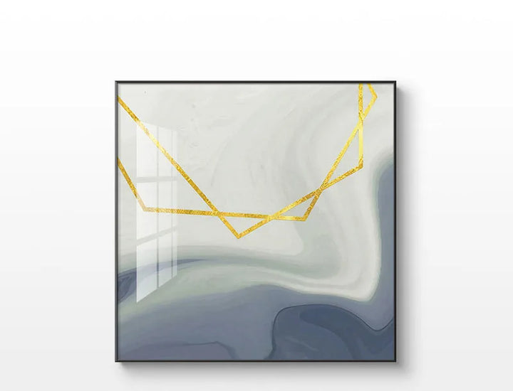 Simple Minimalist Nordic Abstract Square Format Wall Art Fine Art Canvas Prints Pictures For Living Room Bedroom Dining Room Decor | Bowlift