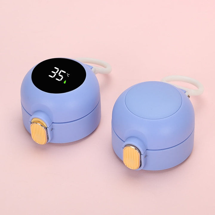 Funky LED Temperature Display Thermal Water Bottle | Bowlift