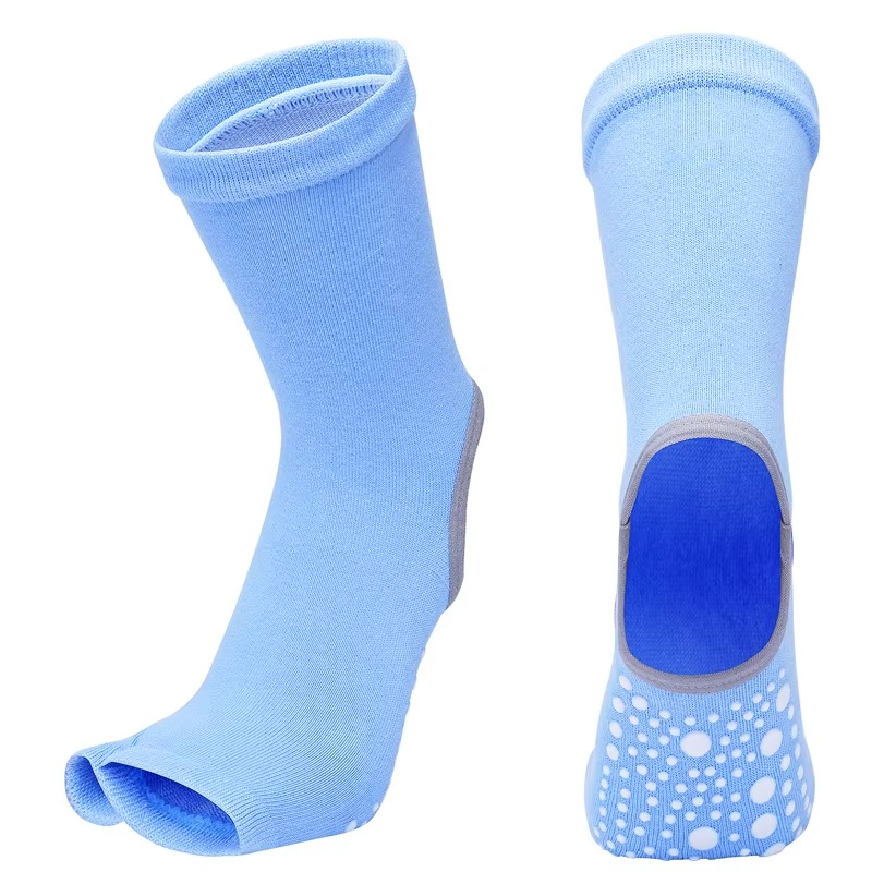 BowLift | Non Slip Quick Dry Yoga and Pilates Socks for Women Cotton Blend With Silicone Grip