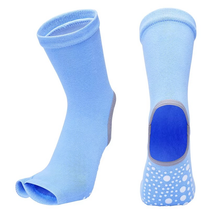 BowLift | Non Slip Quick Dry Yoga and Pilates Socks for Women Cotton Blend With Silicone Grip