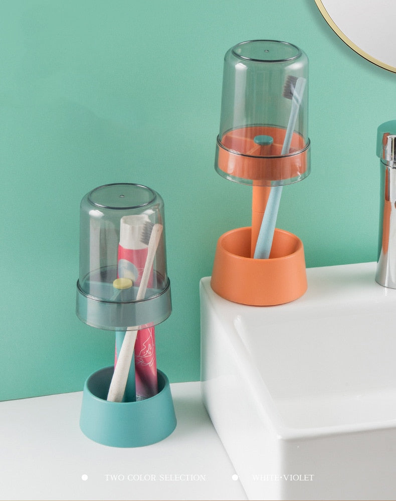 BowLift | Creative Anti-Dust Protective Toothbrush Holder