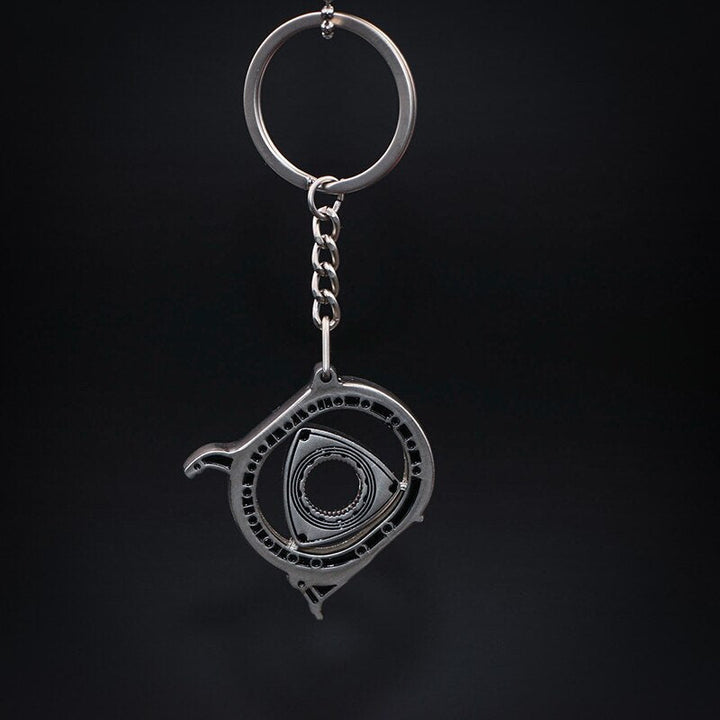 Spinning Rotor Metal Keychain | Bowlift