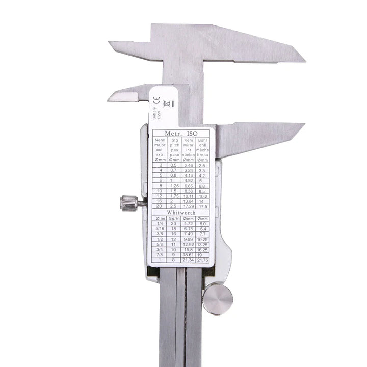 BowLift | Precivio Digital Caliper made of Stainless Steel | 15 cm Measuring Range | Precision Measuring Device with LCD Display | ±0.03 mm Accuracy