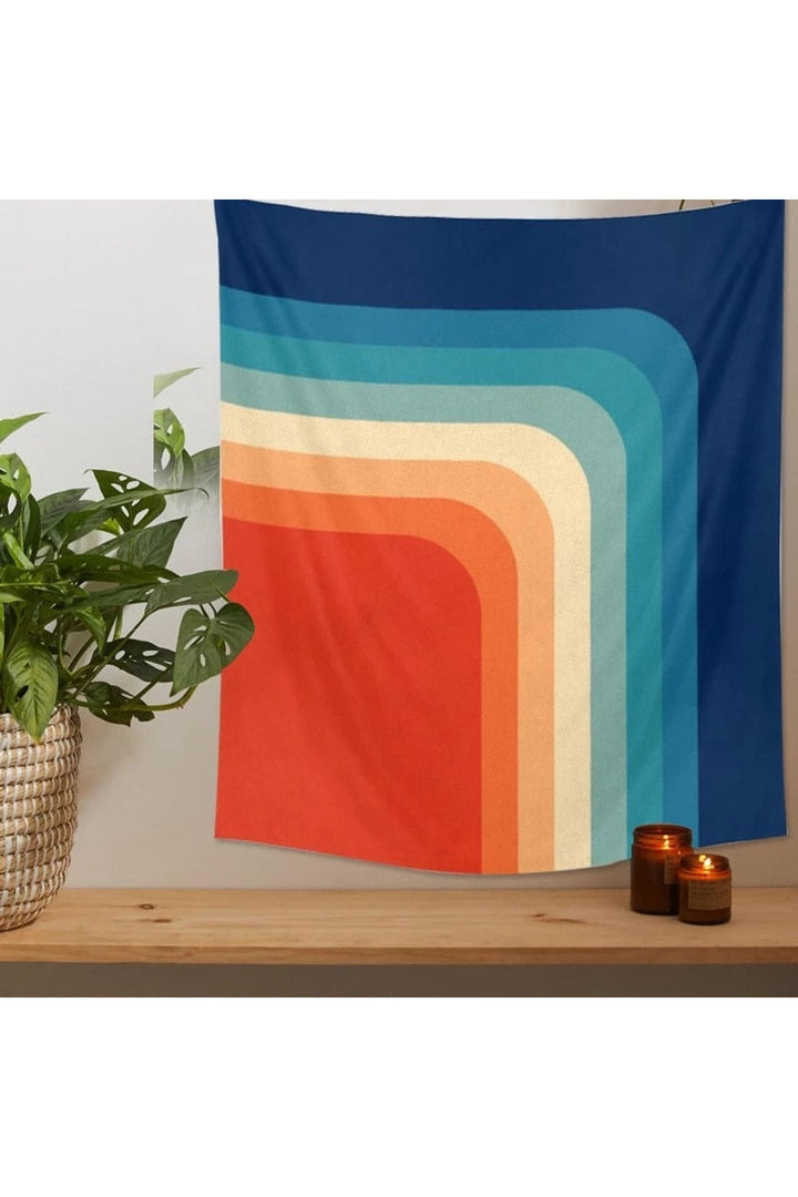 Geometric Art Wall Tapestry | Bowlift